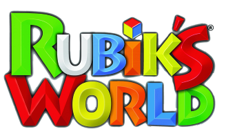 Rubik's World title screen for Nintendo DS